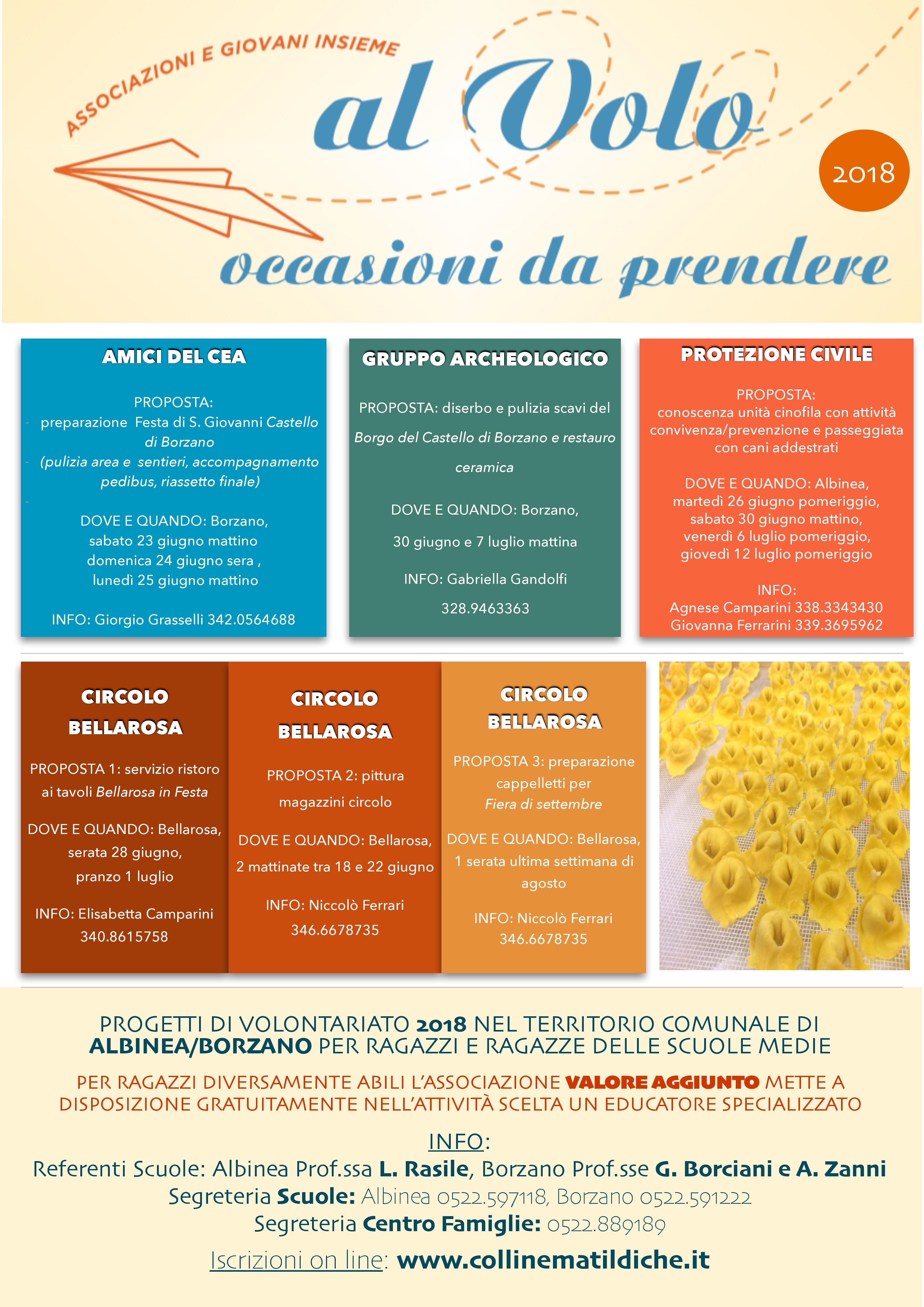 PROGETTI DI VOLONTARIATO PER I RAGAZZI DELLE SCUOLE MEDIE