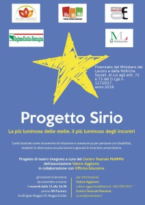 PROGETTO TEATRALE SIRIO – SI COMINCIA!